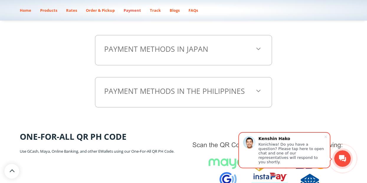 Payment | Balikbayan Box by Kenshin Hako